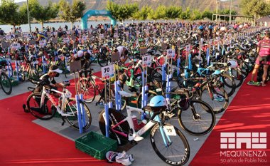 I TRIATLÓN SPRINT POR EQUIPOS DE MEQUINENZA E.M. EL OLIVAR CTO. ARAGÓN DE TRI SPRINT CONTRARRELOJ