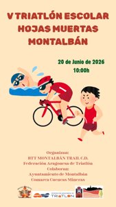 V TRIATLÓN ESCOLAR HOJAS MUERTAS DE MONTALBÁN